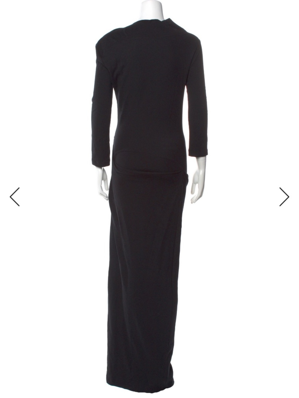 Vivienne Westwood Black Long Sleeve Maxi Dress